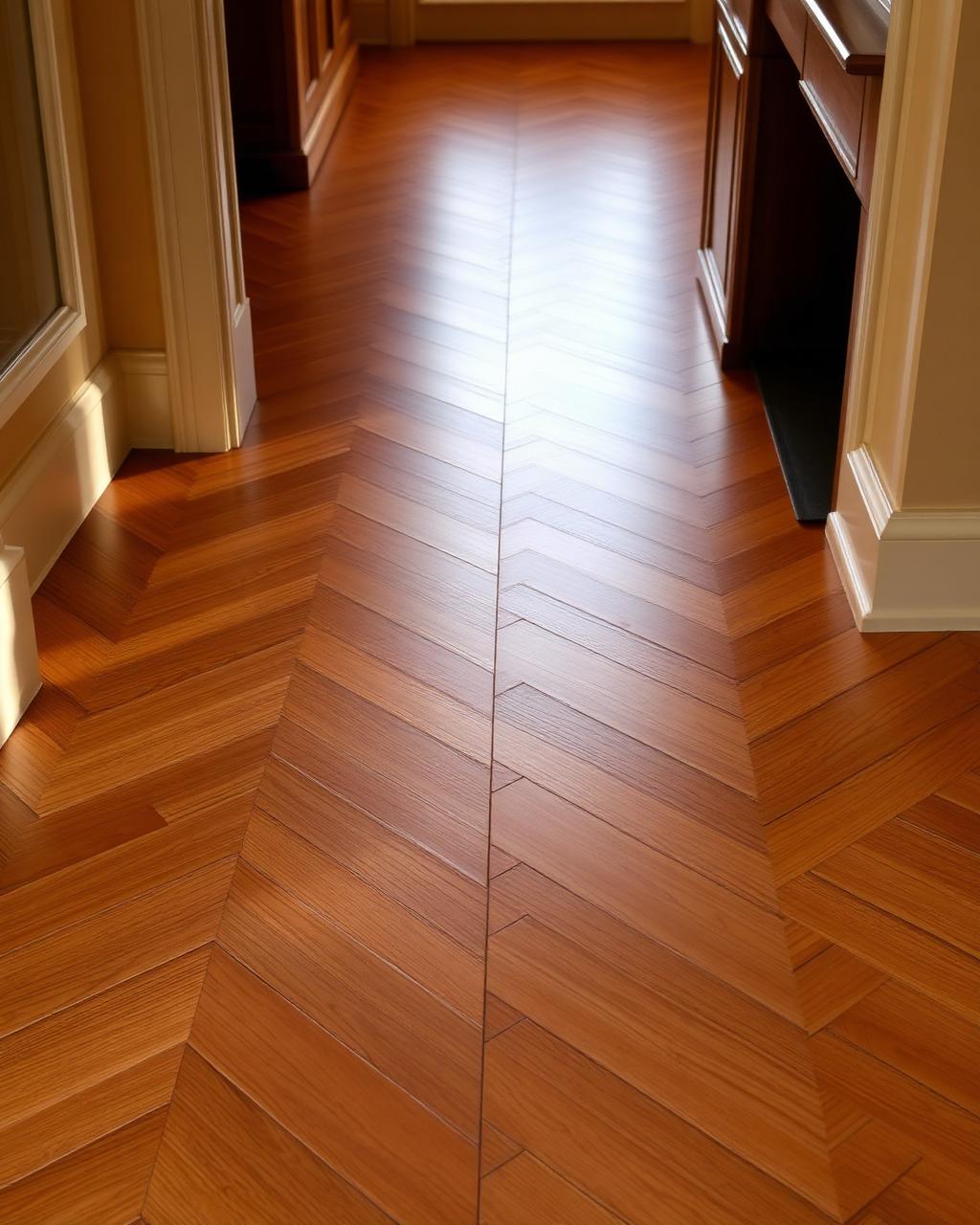 Premium herringbone flooring